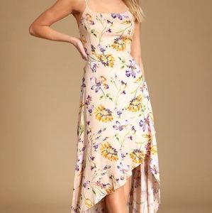 Hi Low Lulus Floral Semi-formal Dress